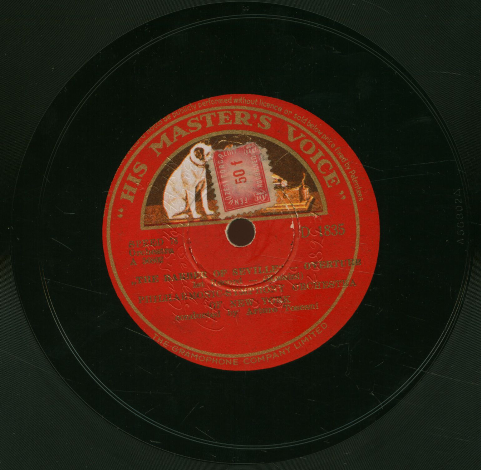 "The barber of Seville" [Hangfelvétel] overture : 1st Record : 2nd Record